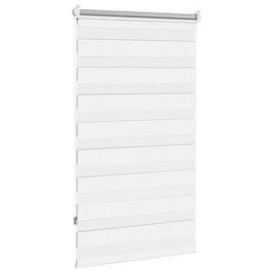 Weißes Zebra Rollo 70,9x120 cm