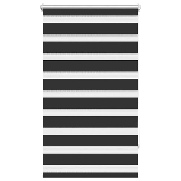 Zebra-Rollo 70,9 x 120 cm, Stoffbreite 66,7 cm, schwarz