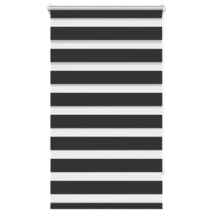 Zebra-Rollo 70,9 x 120 cm, Stoffbreite 66,7 cm, schwarz