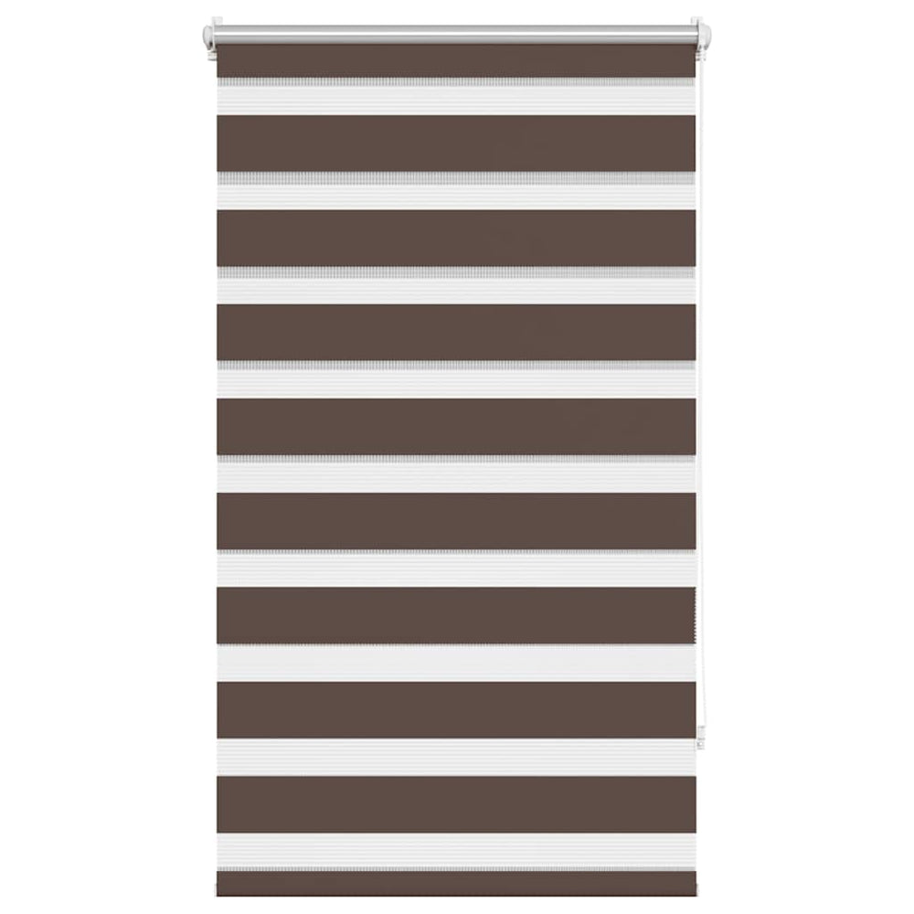 Kaffeebraunes Zebra-Rollo 70,9x120 cm
