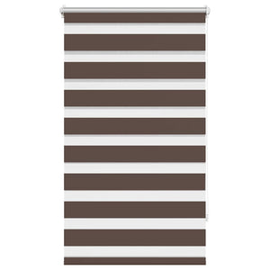 Kaffeebraunes Zebra-Rollo 70,9x120 cm