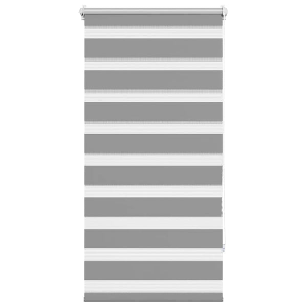 Zebra-Rollo 80,9 x 150 cm, Stoffbreite 76,7 cm, grau