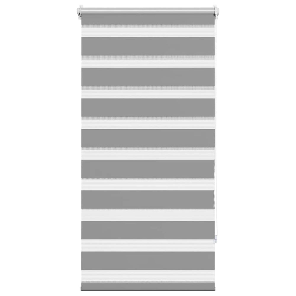 vidaXL Store enrouleur jour nuit 80,9 x 150 cm Largeur du tissu 76,7 cm Gris