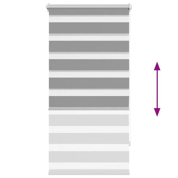 Zebra Rollo Grau 80,9 x 150 cm