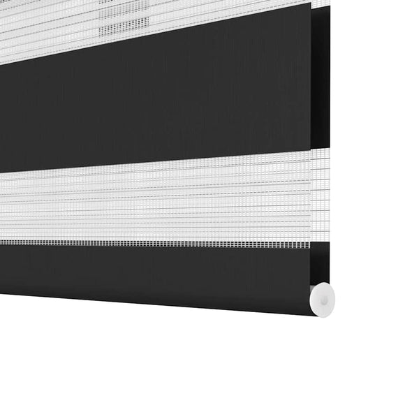 Zebra-Rollo 80,9 x 150 cm, Stoffbreite 76,7 cm, schwarz