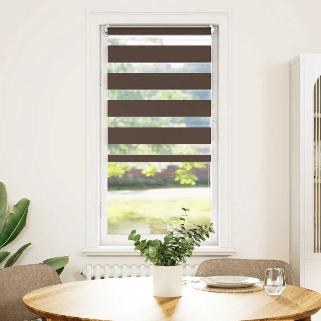 Zebra Rollo Kaffeebraun 80,9x150 cm