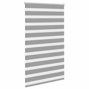 Zebra-Rollo 80,9 x 175 cm, Stoffbreite 76,7 cm, grau