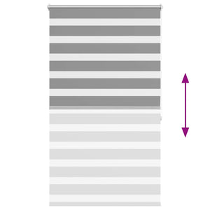 Zebra Rollo Grau 80,9 x 175 cm