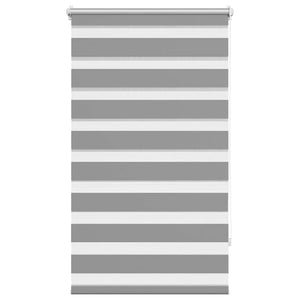 Zebra-Rollo 90,9 x 150 cm, Stoffbreite 86,7 cm, grau