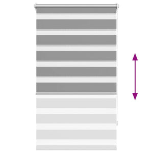 Graues Zebra Rollo 90,9x150cm