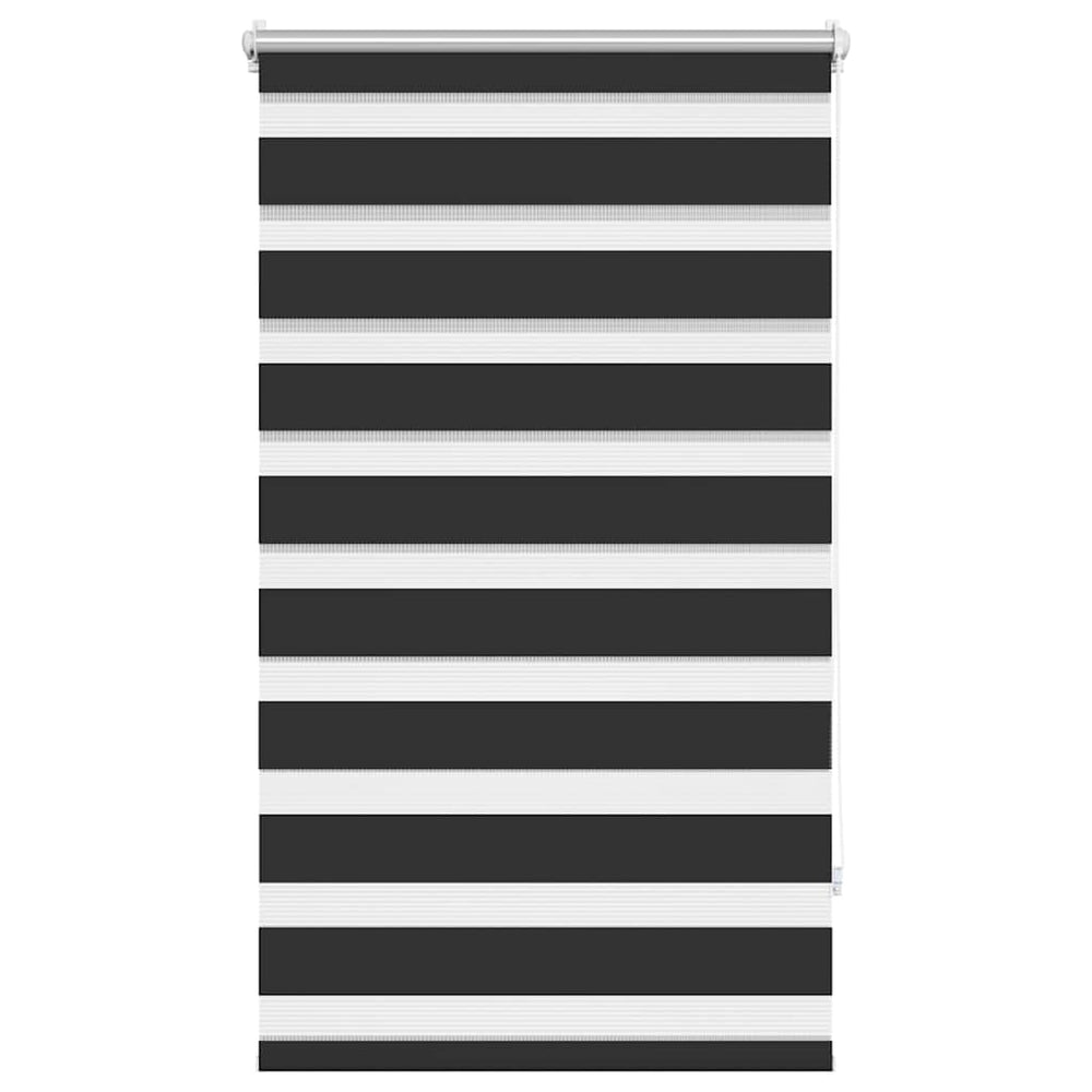 Schwarzes Zebra-Rollo 90x150 cm