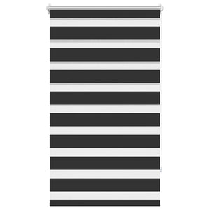 Schwarzes Zebra-Rollo 90x150 cm