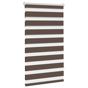 Kaffeebraunes Zebra-Rollo 90,9x150 cm