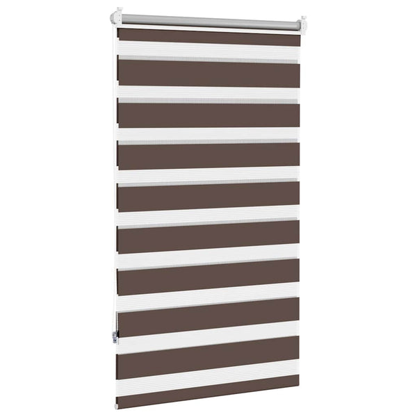 Kaffeebraunes Zebra-Rollo 90,9x150 cm