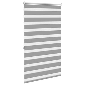 Zebra-Rollo 100,9 x 175 cm, Stoffbreite 96,7 cm, grau