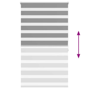 Graues Zebra Rollo 100,9x175cm