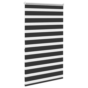 Schwarzes Zebra-Rollo 100,9x175cm