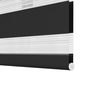 Schwarzes Zebra-Rollo 100,9x175cm