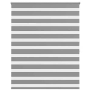 Zebra-Rollo 120,9 x 175 cm, Stoffbreite 116,7 cm, grau