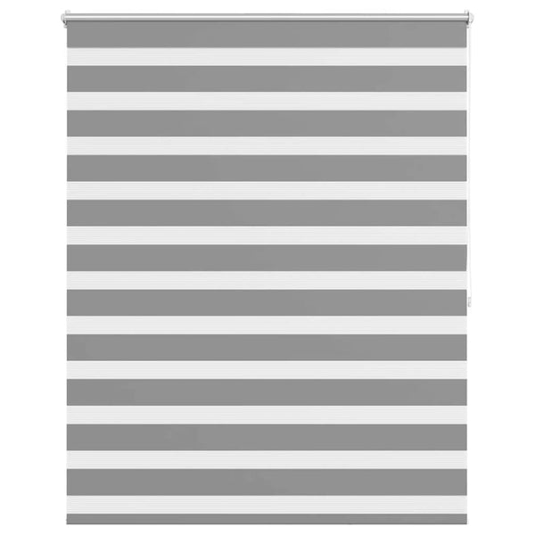 Zebra-Rollo 120,9 x 175 cm, Stoffbreite 116,7 cm, grau