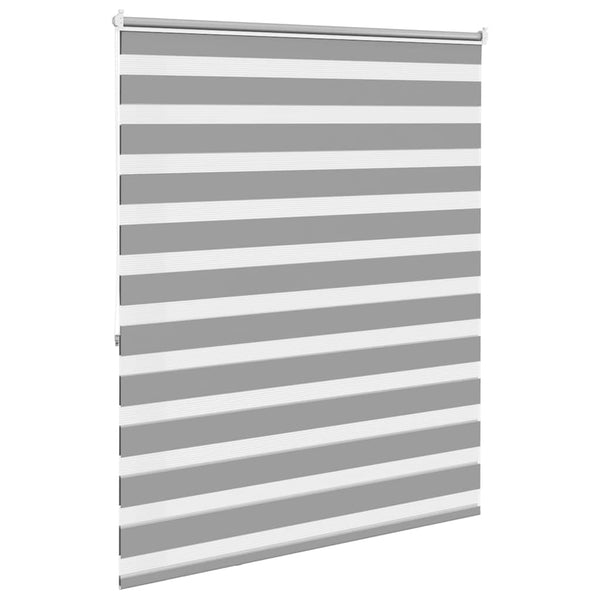 Zebra-Rollo 120,9 x 175 cm, Stoffbreite 116,7 cm, grau