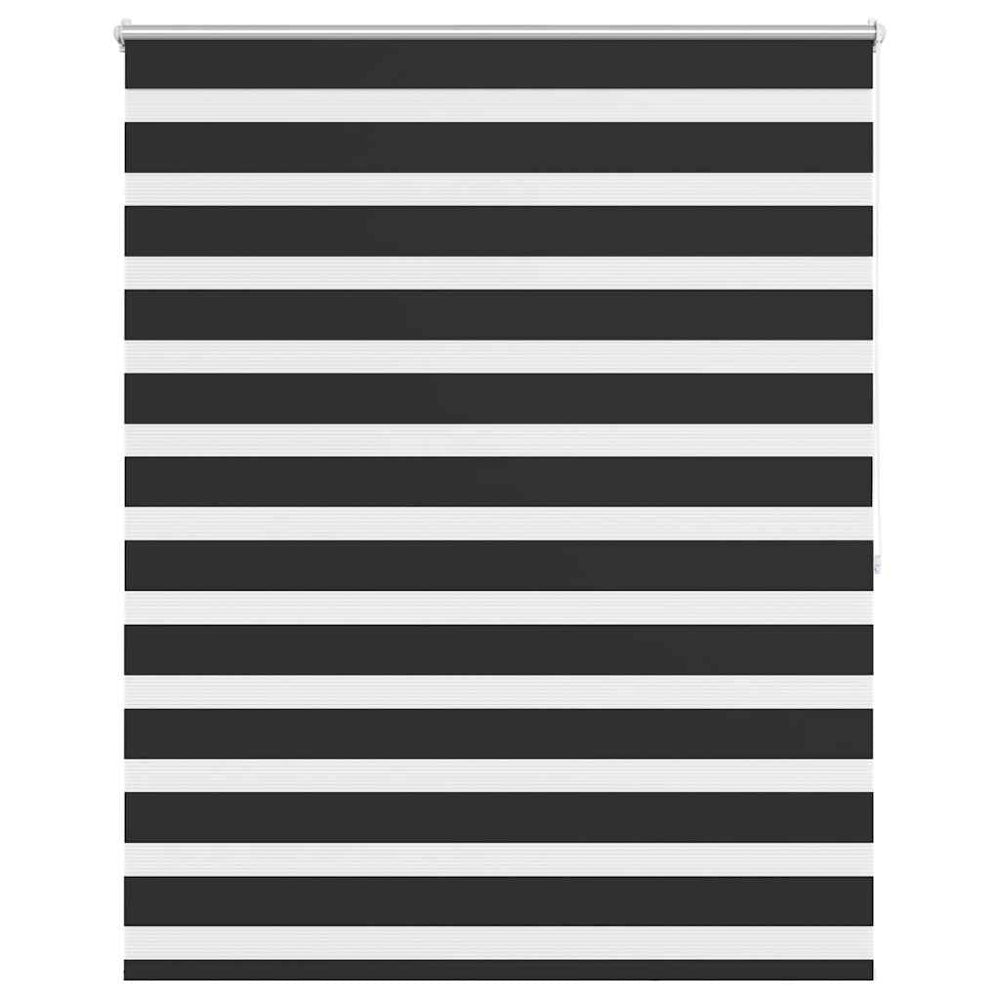 vidaXL Store bateau zèbre 120,9 x 175 cm, largeur du tissu 116,7 cm, noir