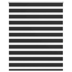 Zebra-Rollo 120,9 x 175 cm, Stoffbreite 116,7 cm, schwarz