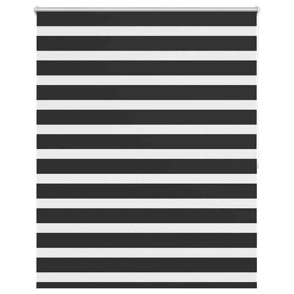 Zebra-Rollo 120,9 x 175 cm, Stoffbreite 116,7 cm, schwarz