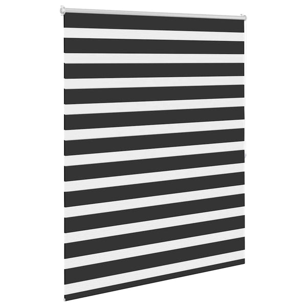 Zebra-Rollo 120,9 x 175 cm, Stoffbreite 116,7 cm, schwarz