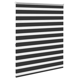 Zebra-Rollo 120,9 x 175 cm, Stoffbreite 116,7 cm, schwarz