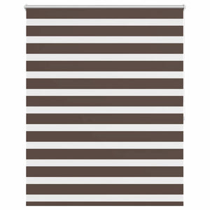 Kaffeebraunes Zebra-Rollo 120,9x175cm