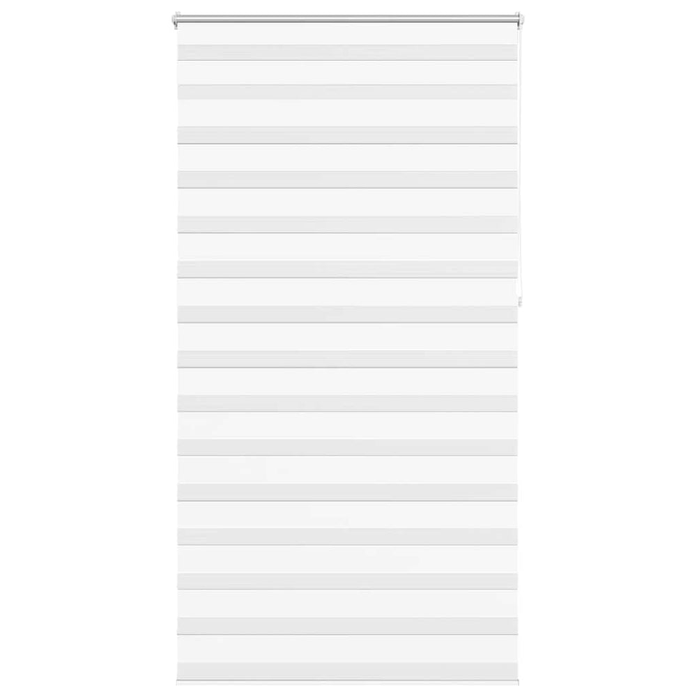 vidaXL Store enrouleur double 120,9 x 230 cm, largeur du tissu 116,7 cm, blanc