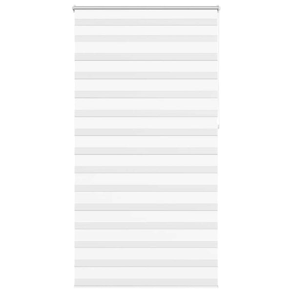 Zebra-Rollo 120,9 x 230 cm, Stoffbreite 116,7 cm, Weiß