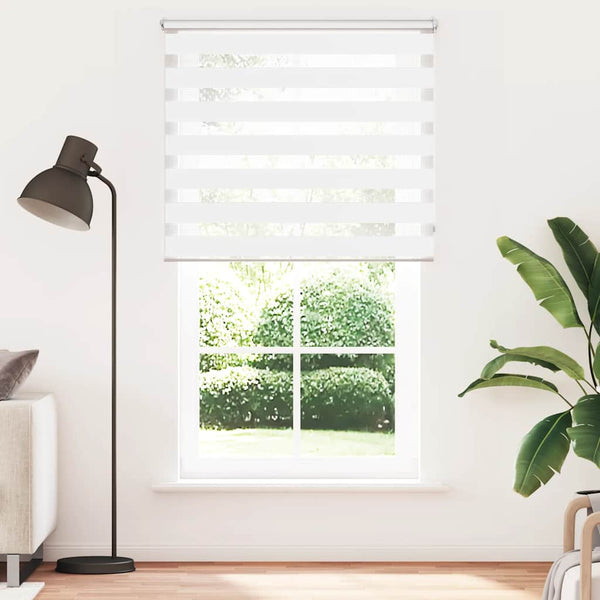 Zebra Rollo 120,9x230cm Weiß