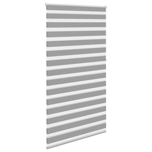 Zebra-Rollo 120,9 x 230 cm, Stoffbreite 116,7 cm, grau