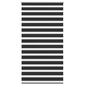 Schwarzes Zebra-Rollo, 120,9 x 230cm