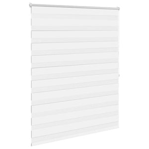 Zebra-Rollo 140,9 x 175 cm, Stoffbreite 136,7 cm, Weiß