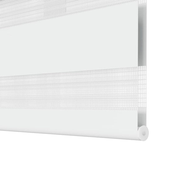 Zebra-Rollo 140,9 x 175 cm, Stoffbreite 136,7 cm, Weiß