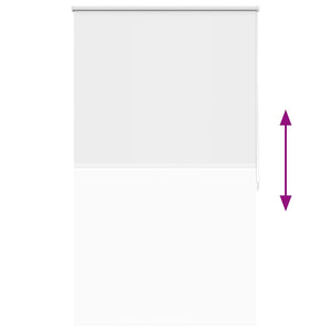 Verdunkelungsrollo 84,4 x 175 cm, Stoffbreite 80 cm, Weiß
