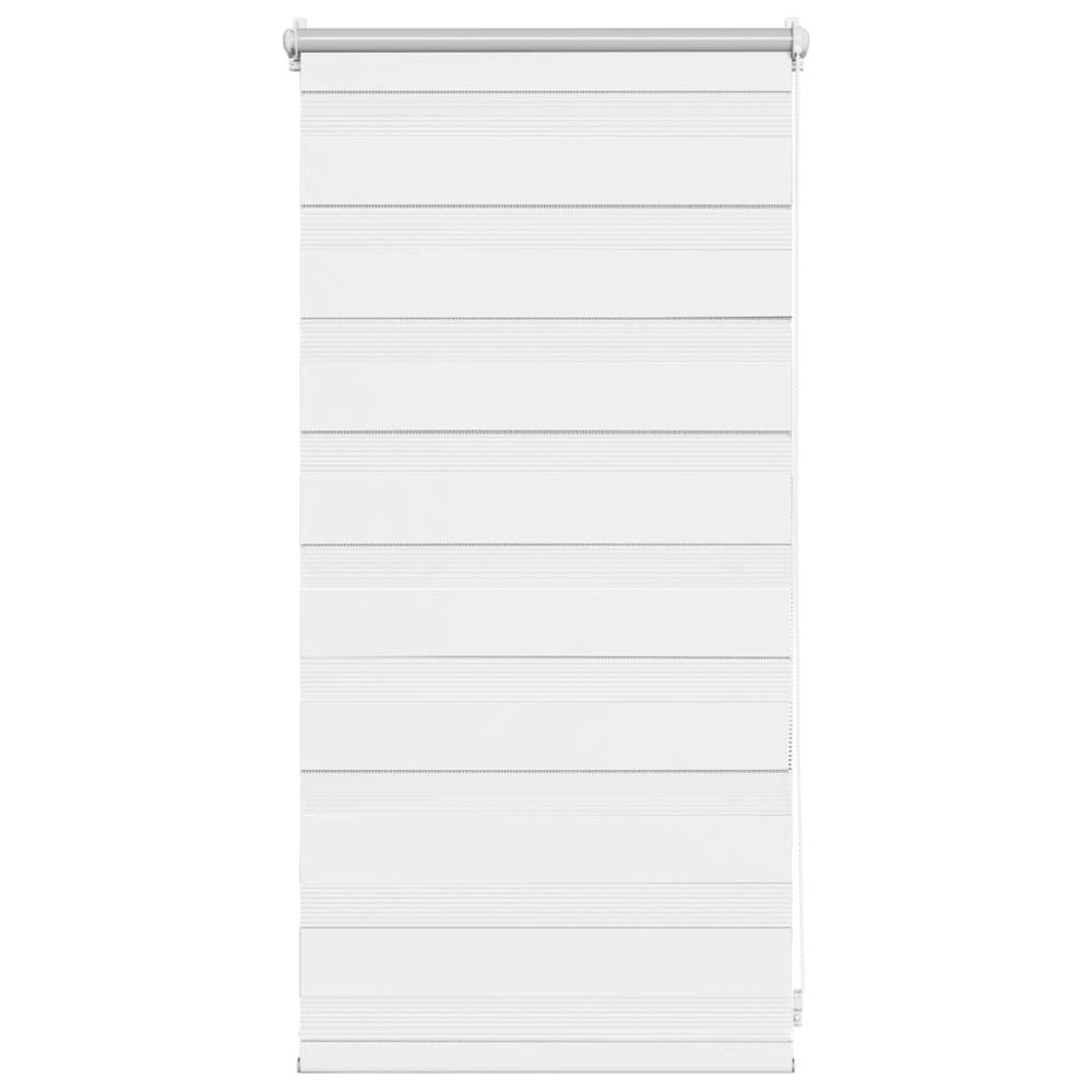 vidaXL Store jour nuit 40,9 x 100 cm, Largeur du tissu 36,7 cm, Blanc