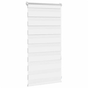 Zebra-Rollo 40,9 x 100 cm, Stoffbreite 36,7 cm, Weiß