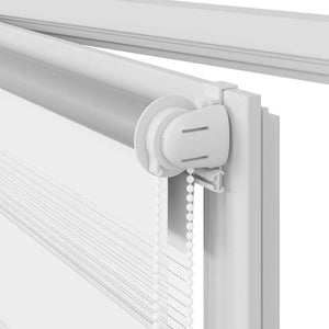 Zebra Rollo Weiß 40,9x100cm
