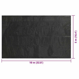 Pool Solarfolie 10x5m, Schwarz