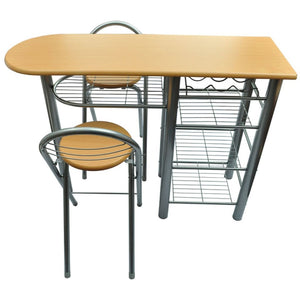 Frühstücksbar-Set aus Holz