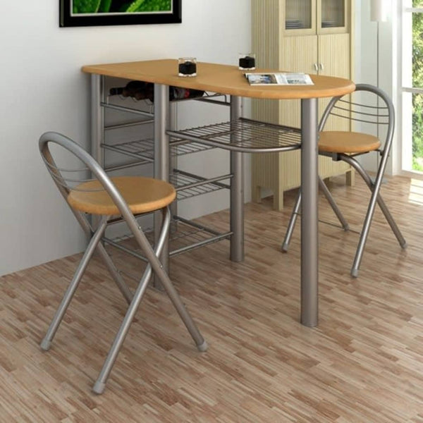 Frühstücksbar-Set aus Holz