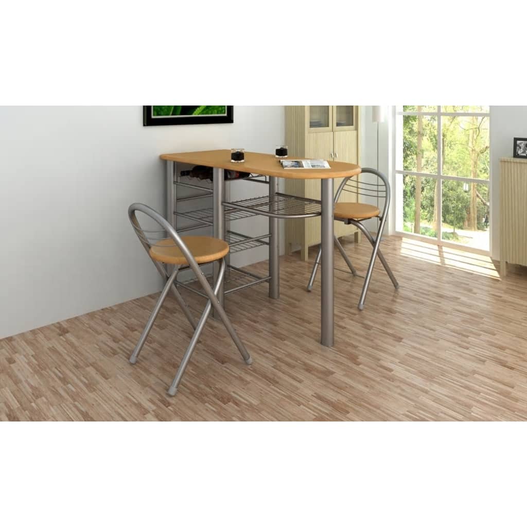 Frühstücksbar-Set aus Holz