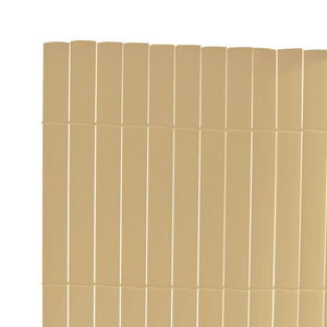 Gelbe PVC Zaunpaneele