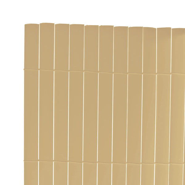 Gelbe PVC Zaunpaneele