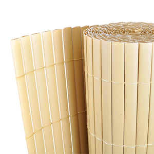 Gelbe PVC Zaunpaneele