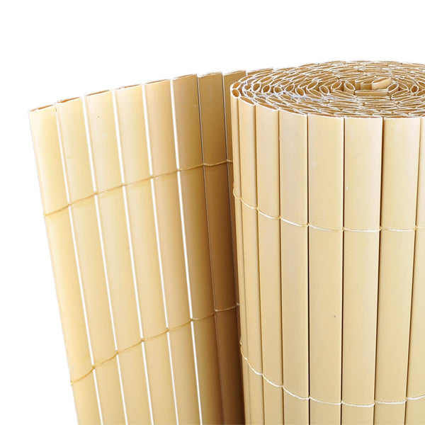 Gelbe PVC Zaunpaneele